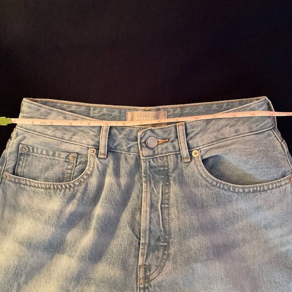 Everlane The Curvy 90’s Cheeky Straight Jean Organic Cotton Light Blue size 28 - Picture 6 of 10